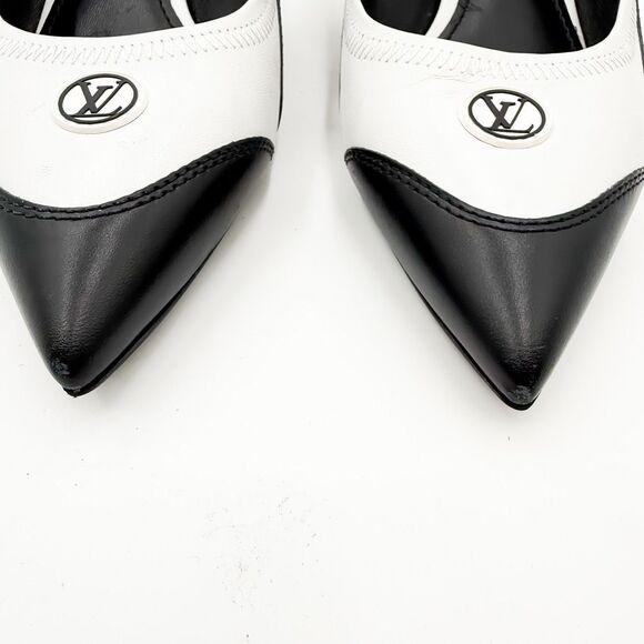 Louis Vuitton LV Monogram Archlight Heels Slingback Pumps EU 39 US 9 - Picture 2 of 12